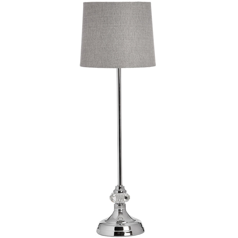 Genoa Contemporary Chrome Table Lamp