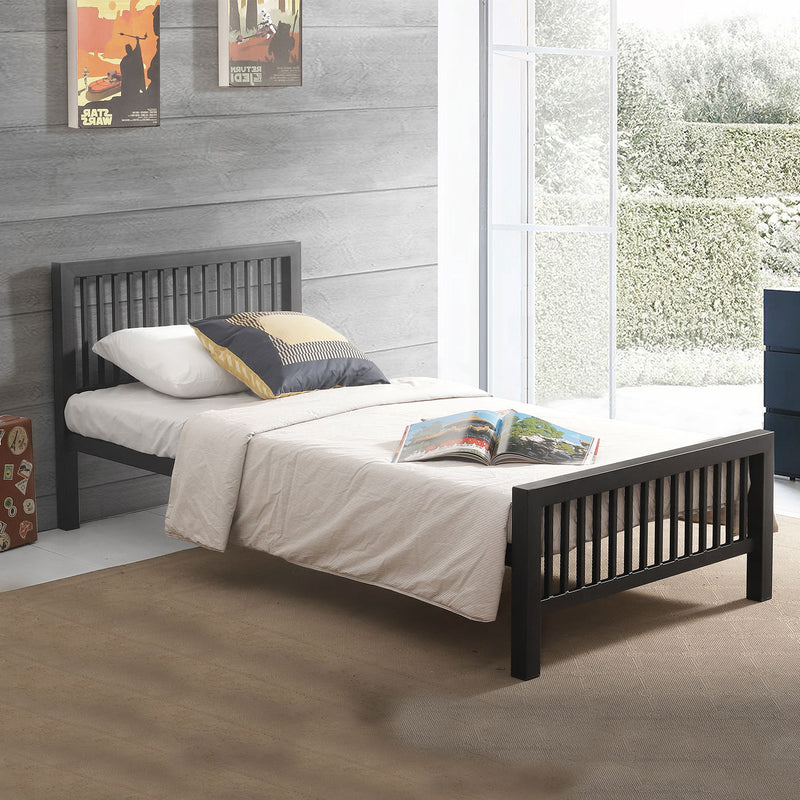 Meridian Black Metal Bed Frame