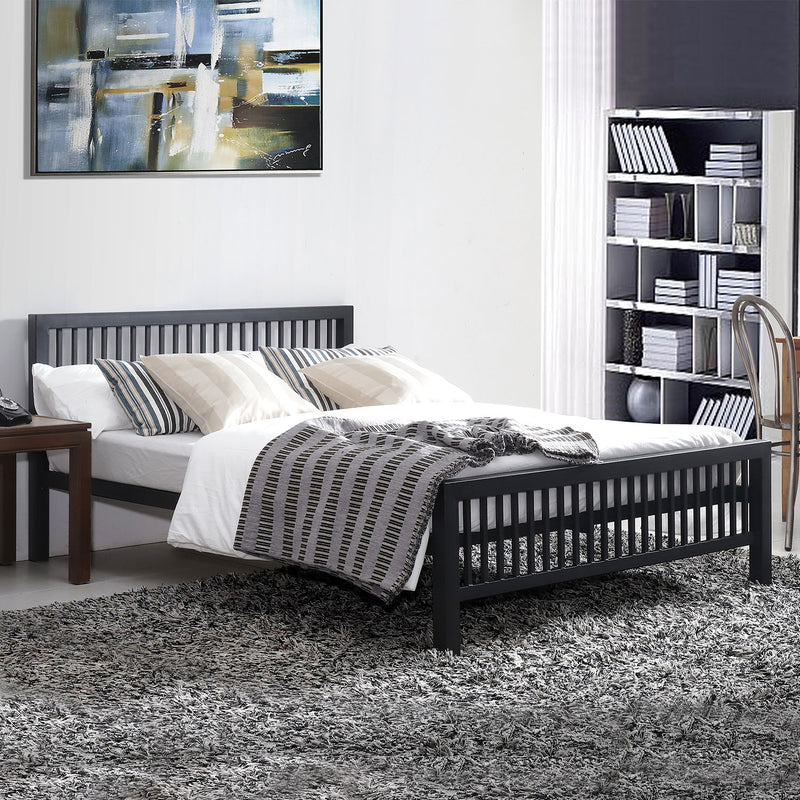 Meridian Black Metal Bed Frame