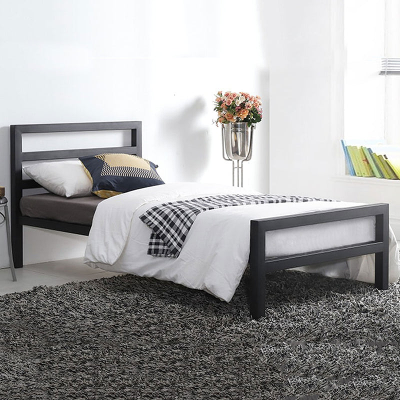 City Block Modern Metal Bed Frame