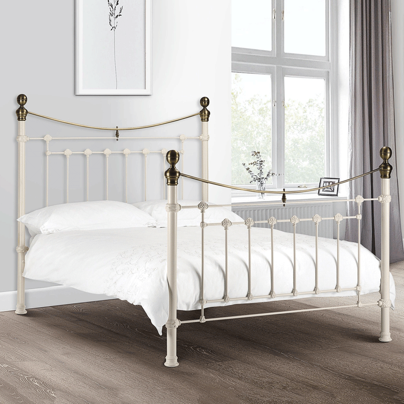 Victoria Powder Coated Metal Bed Frame