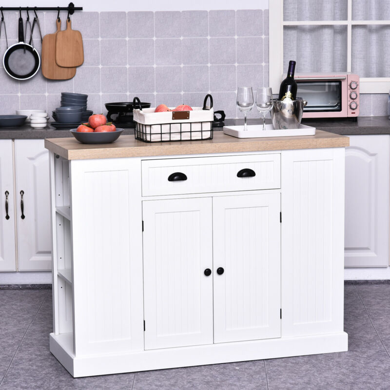 Wooden Kitchen Island Storage Cabinet