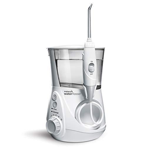 Waterpik WP-660 Water Flosser Electric Dental Countertop Professional Oral Irrigator For Teeth, Aquarius, White