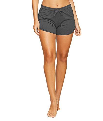 Colosseum Active Women's Simone Cotton Blend Yoga and Running Shorts (Smoked Pearl, X-Small)