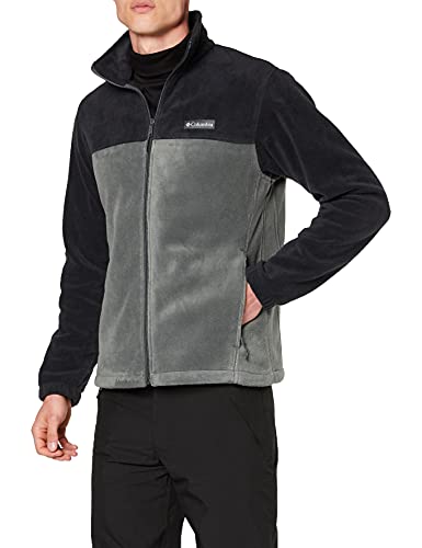 Columbia Men's Big and Tall Steens Mountain 2.0 Full Zip Fleece Jacket, Black, 4X