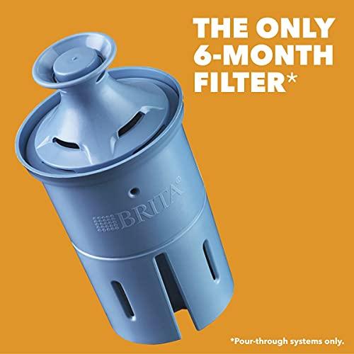 Brita Longlast+ Water Filter, Longlast+ Replacement Filters for Pitcher and Dispensers, Reduces Lead, BPA Free, 1 Count (Package May Vary)