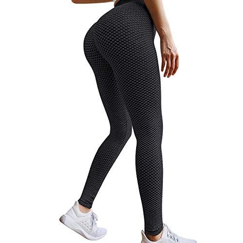 Butt Lifting Leggings, Yoga Pants for Women High Waist Tummy Control Booty Bubble Hip Lift Workout Running Tights