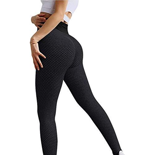 Butt Lifting Leggings, Yoga Pants for Women High Waist Tummy Control Booty Bubble Hip Lift Workout Running Tights