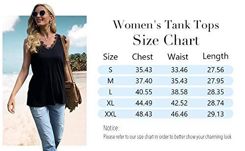 Womens Summer Tank Tops Sexy Casual Cami Vest Funny Ladies Sleeveless Turquoise L