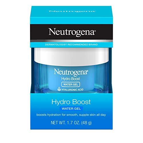 Neutrogena Hydro Boost Hyaluronic Acid Hydrating Water Gel Daily Face Moisturizer for Dry Skin, Oil-Free, Non-Comedogenic Face Lotion, 1.7 fl. oz