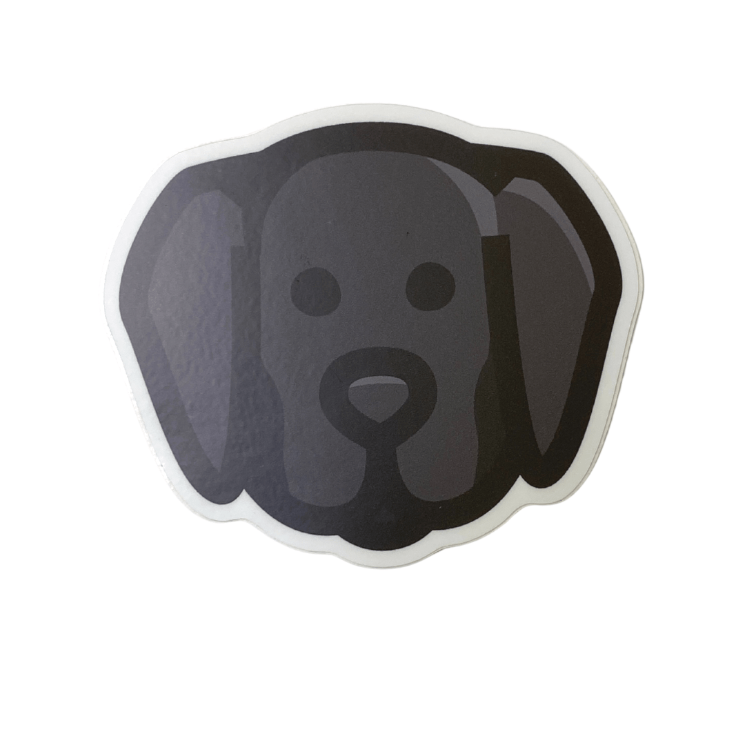 Black Labrador Sticker