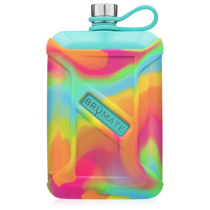 Brümate Liquor Canteen - Tie Dye Aqua Swirl