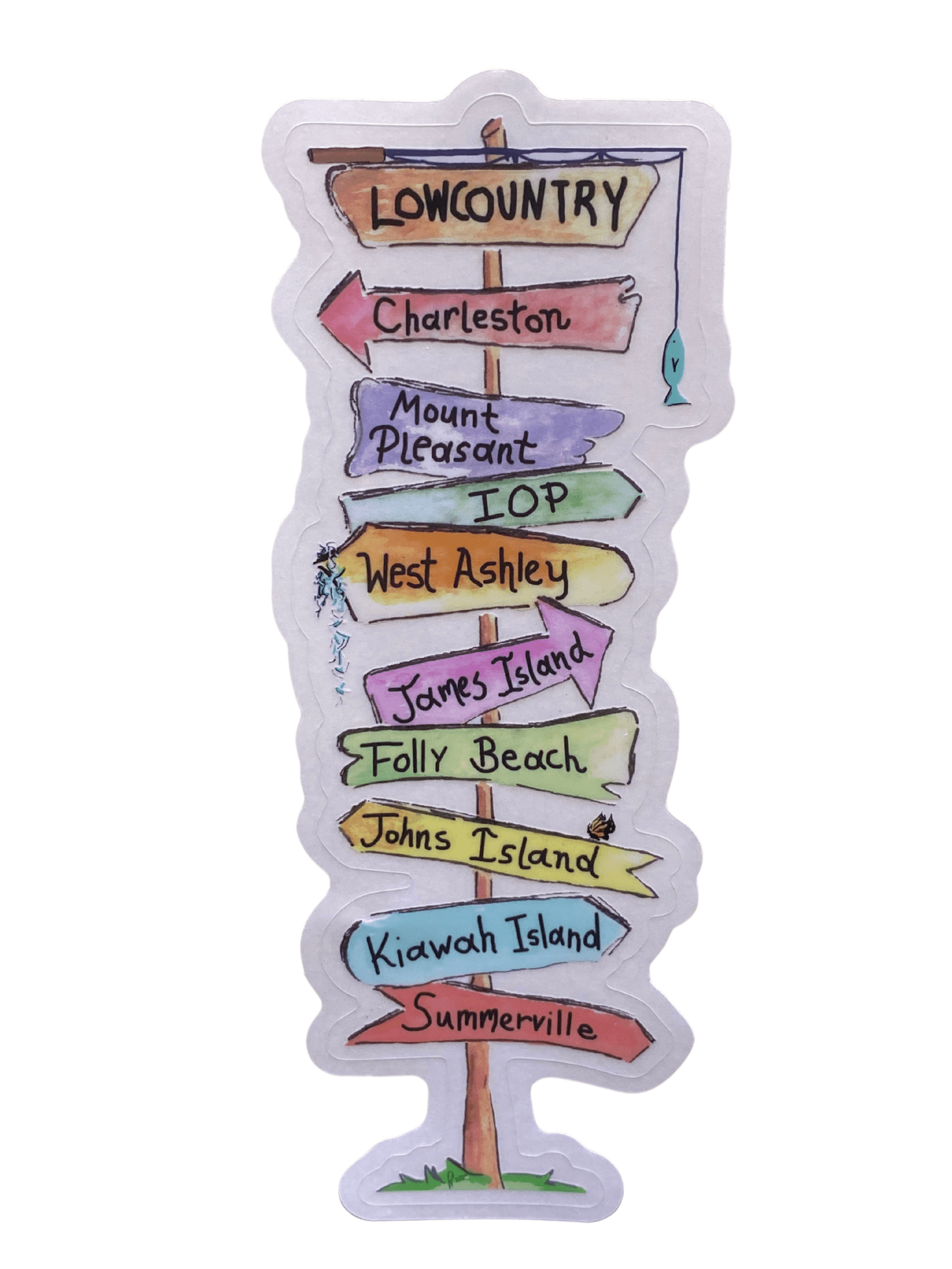 Lowcountry Cities Sticker