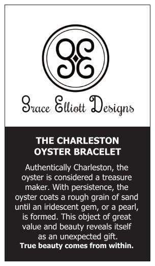 Charleston Oyster Bracelet - Aqua Blue