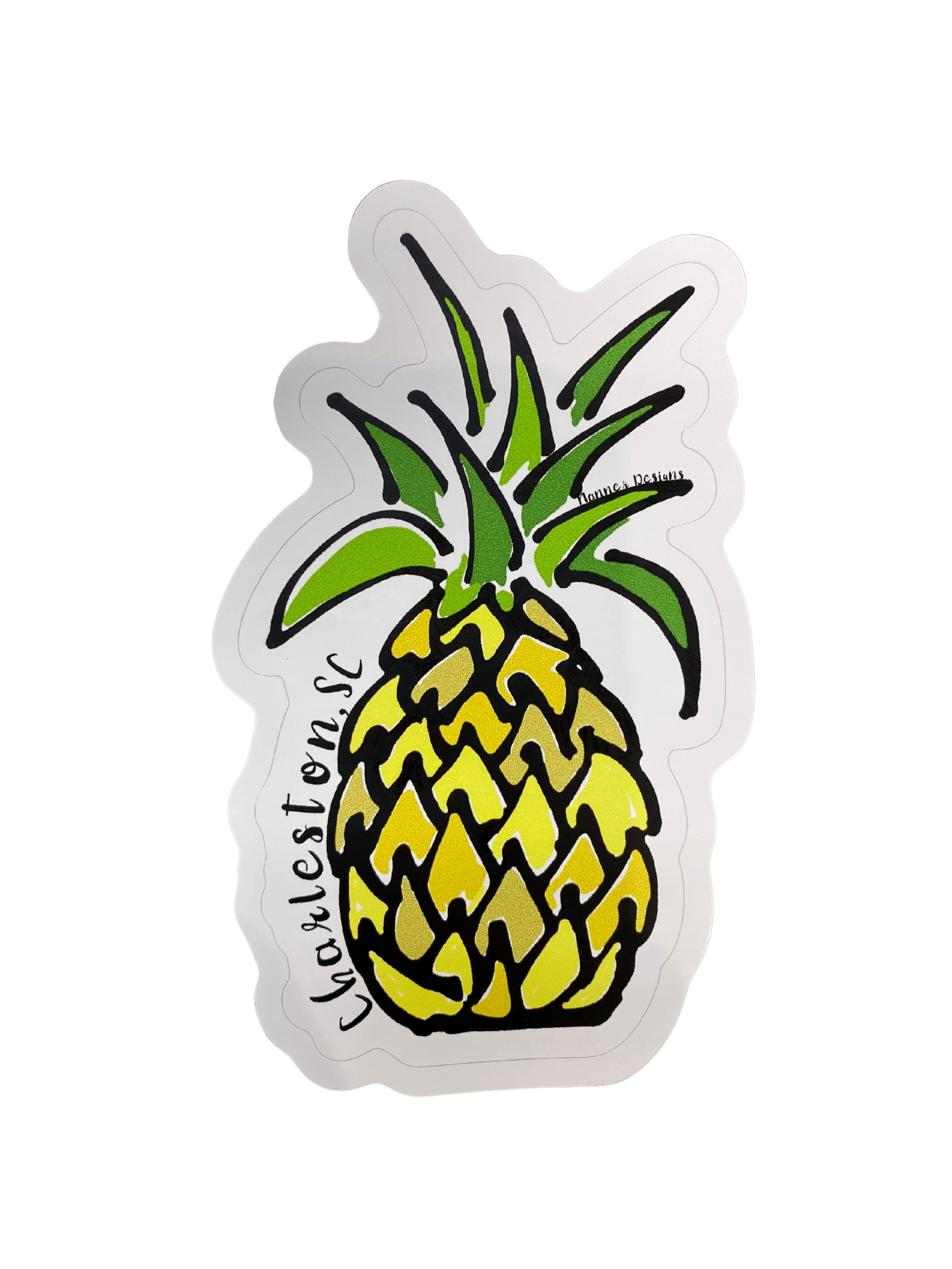 Charleston Pineapple Sticker