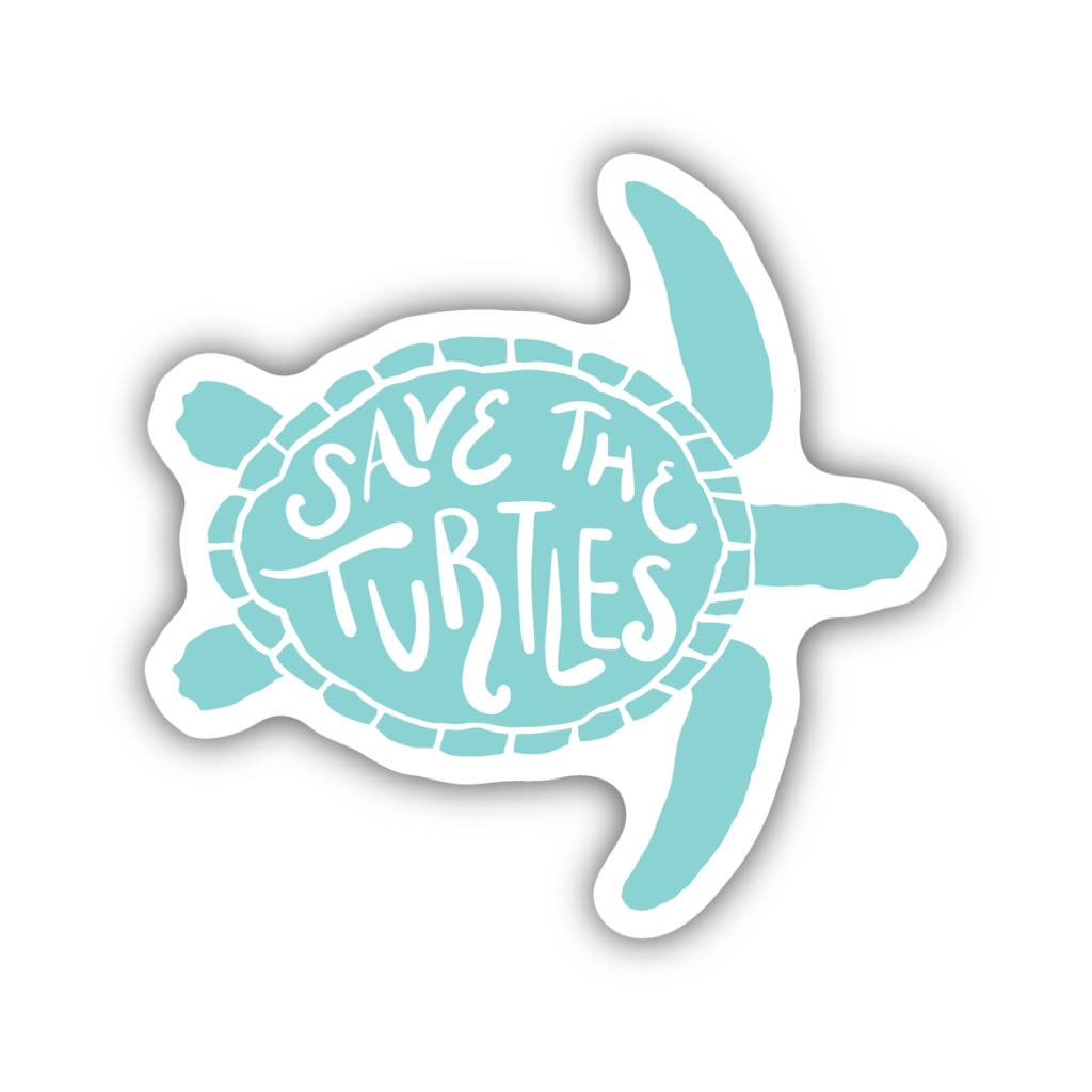 Save The Turtles Sticker