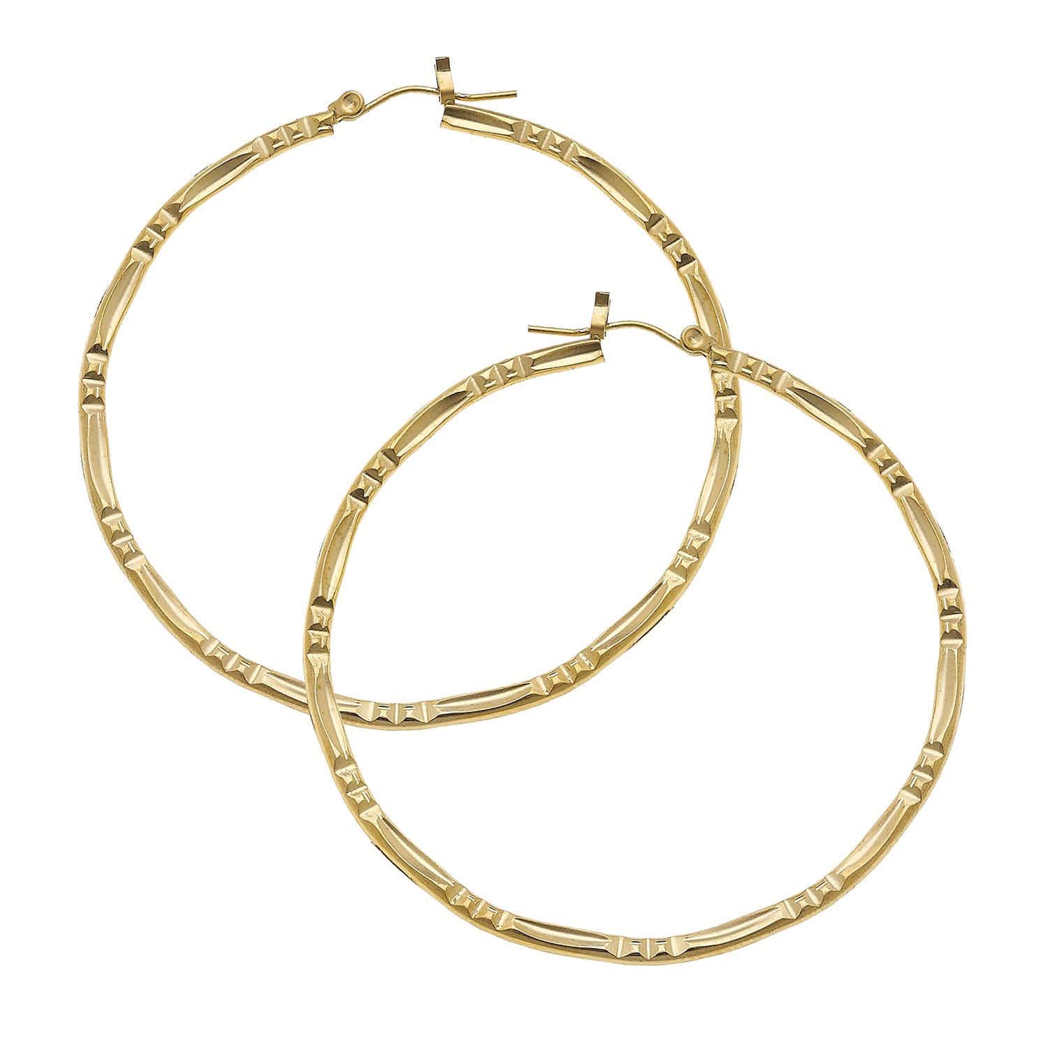 Susan Shaw Thin Gold Hoops