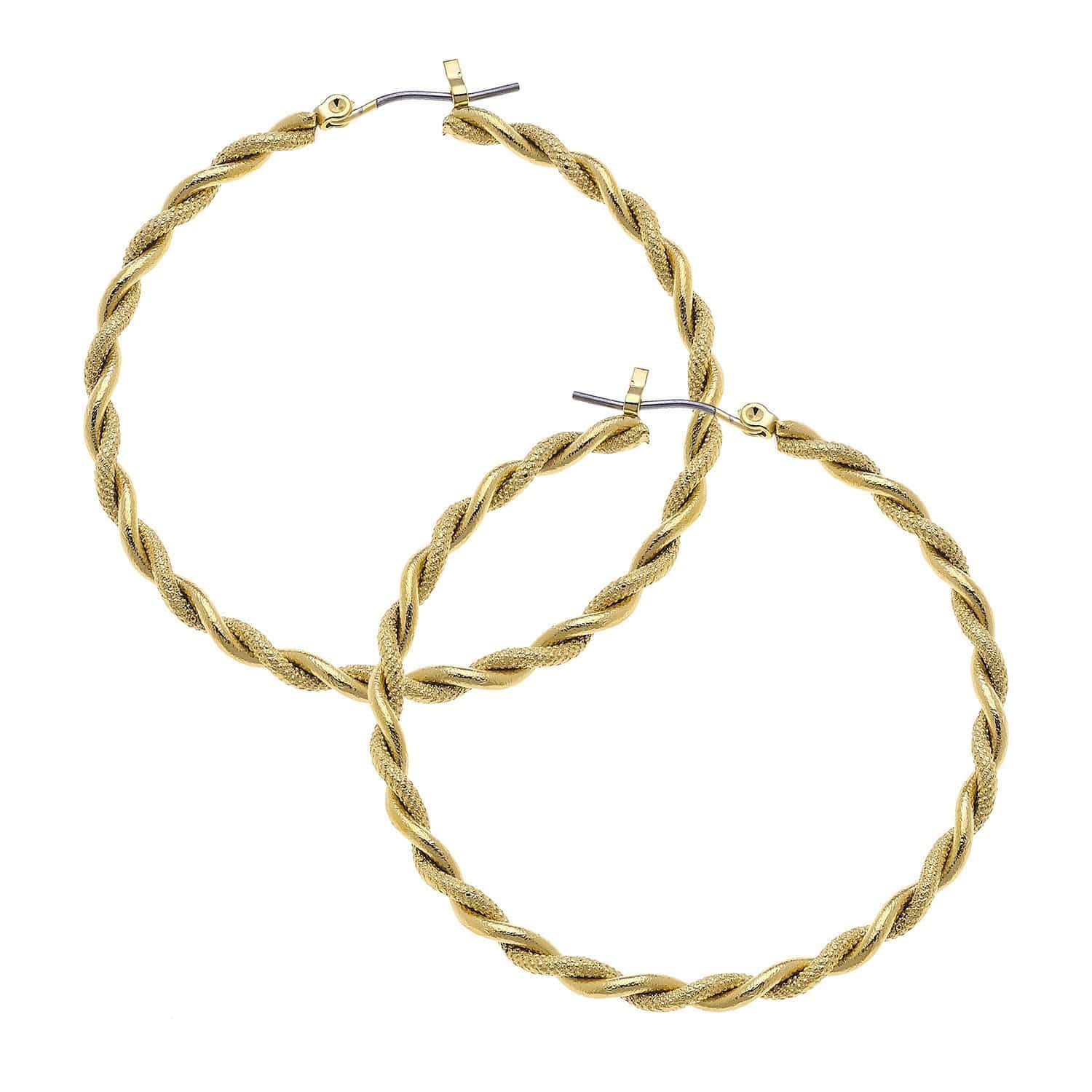 Susan Shaw Twisted Hoops